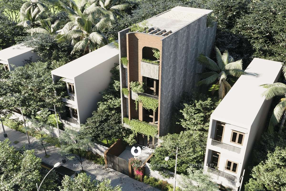 Thiết kế nhà ống 3 tầng độc đáo