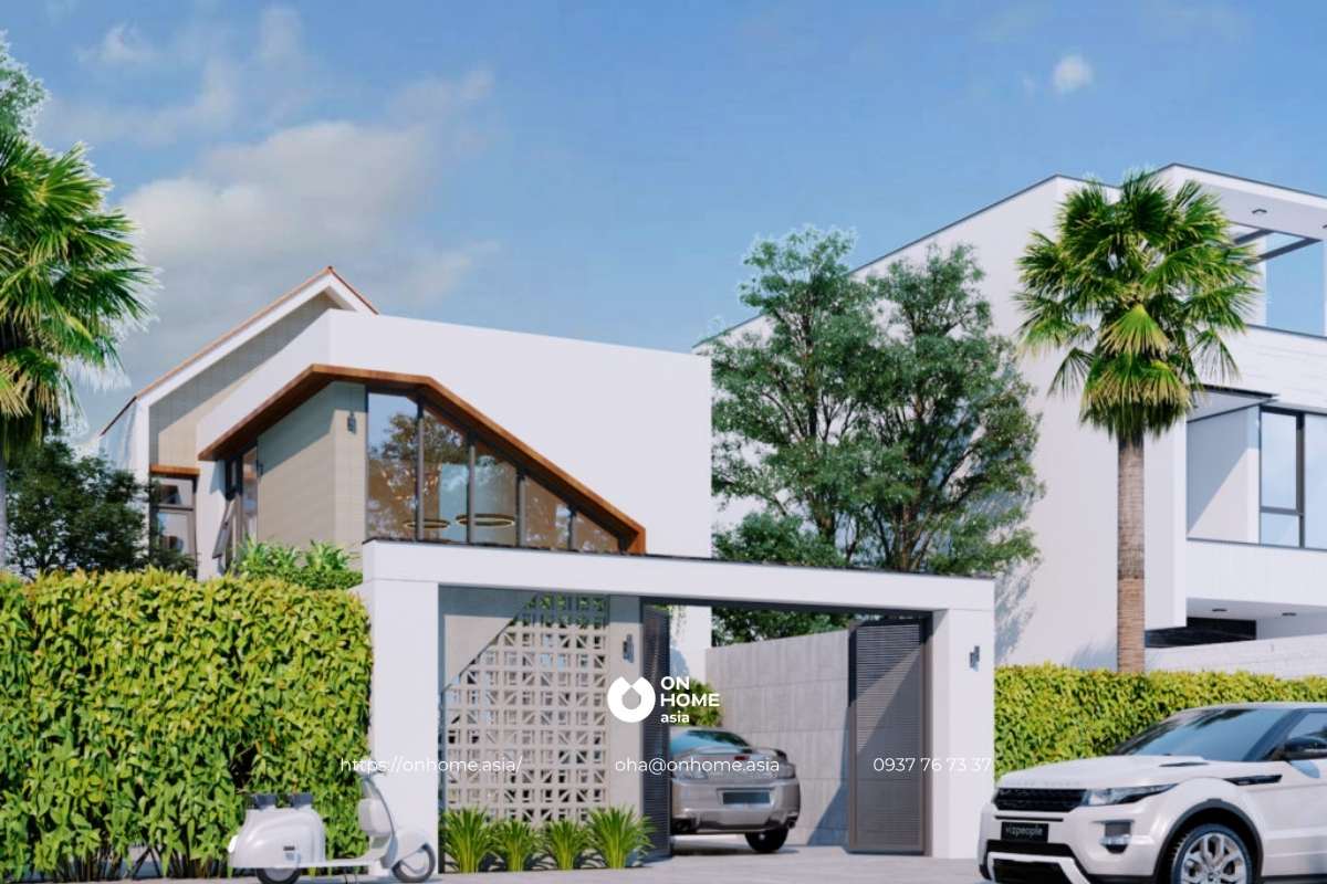 Mẫu nhà ống 1 tầng hiện đại, đẹp