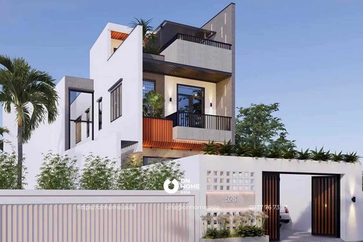 Nhà phố 2 tầng 600 triệu đơn giản mà đẹp