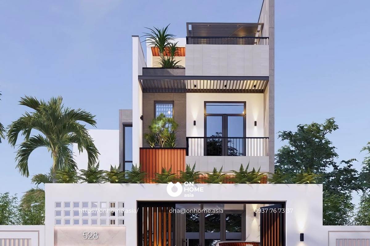 Nhà phố 2 tầng 600 triệu đơn giản