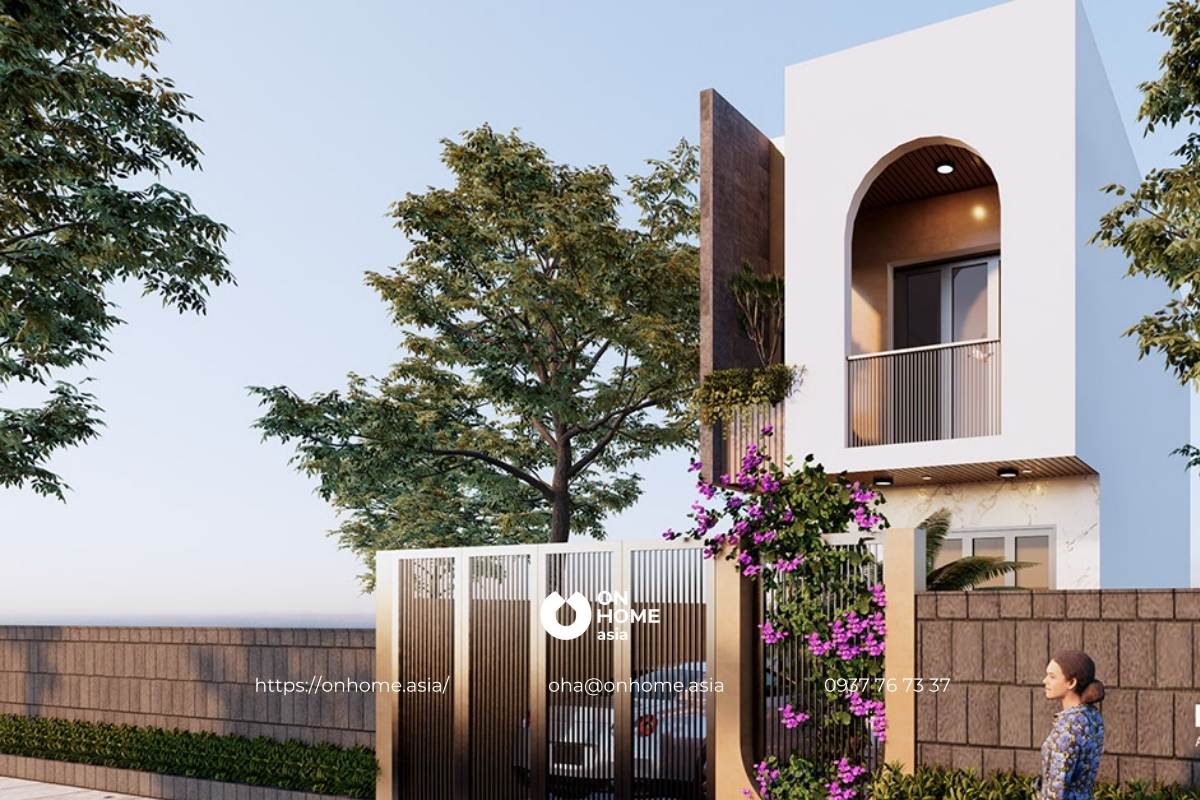 Nhà 2 tầng hiện đại, đẹp 5x16m đẹp