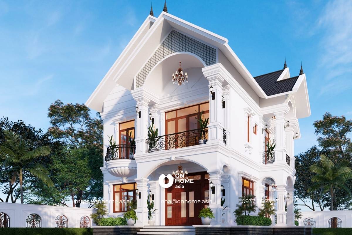 Nhà ống 2 tầng 2 tầng 120m2 đẹp