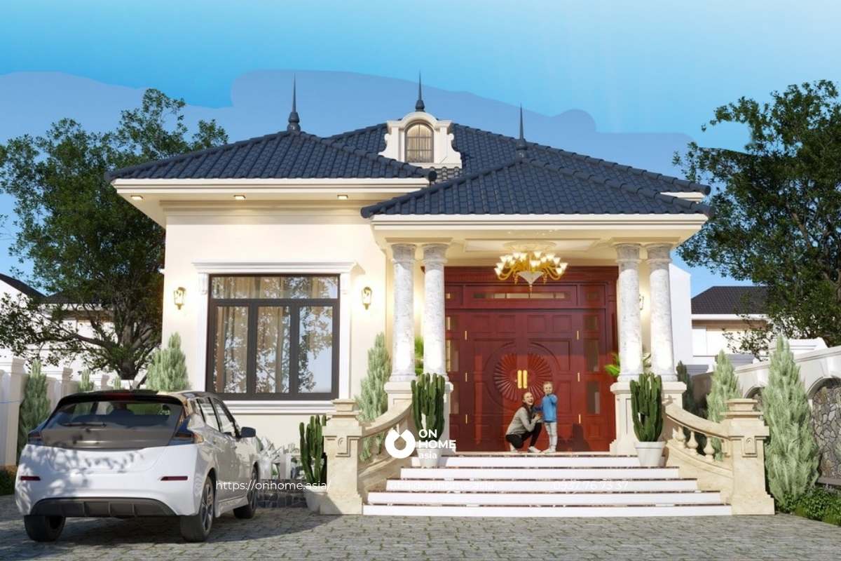 Nhà cấp 4 đẹp có gác lửng