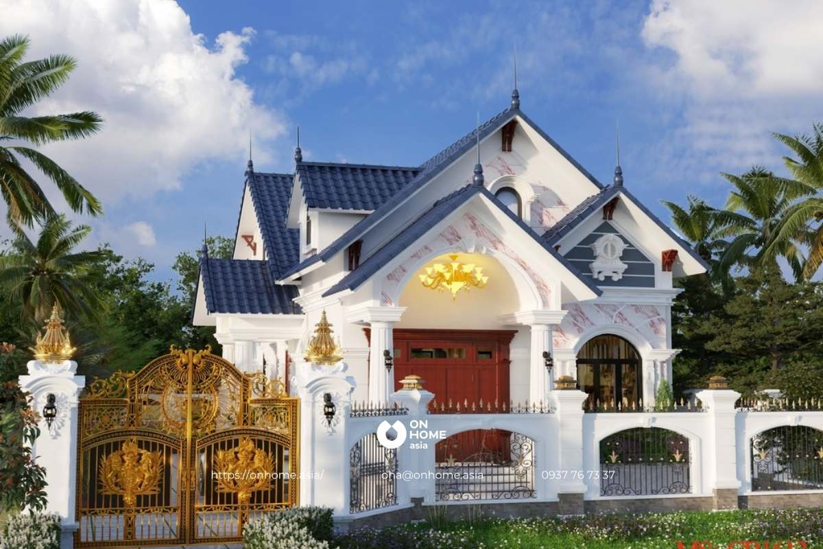 Nhà cấp 4 gác lửng hiện đại