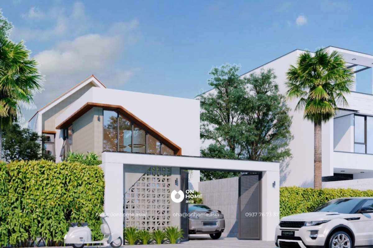 Nhà cấp 4 gác lửng 5x16 đẹp