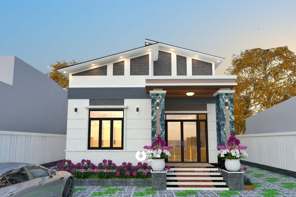 Nhà cấp 4 gác lửng 5x18