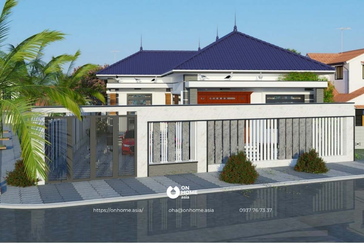 Nhà cấp 4 đẹp mái Nhật