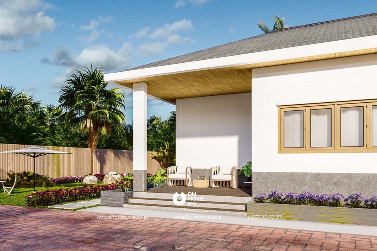 Nhà cấp 4 nông thôn đẹp