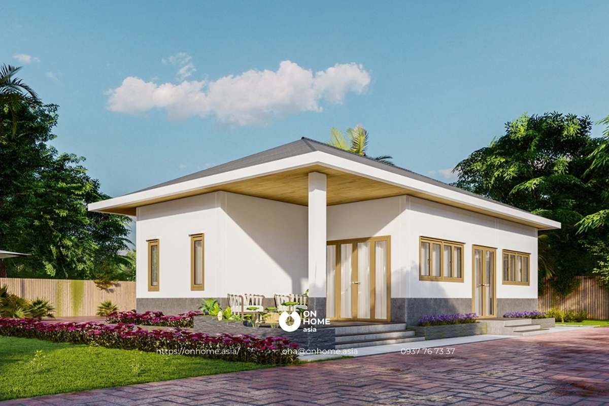 Nhà cấp 4 nông thôn đẹp