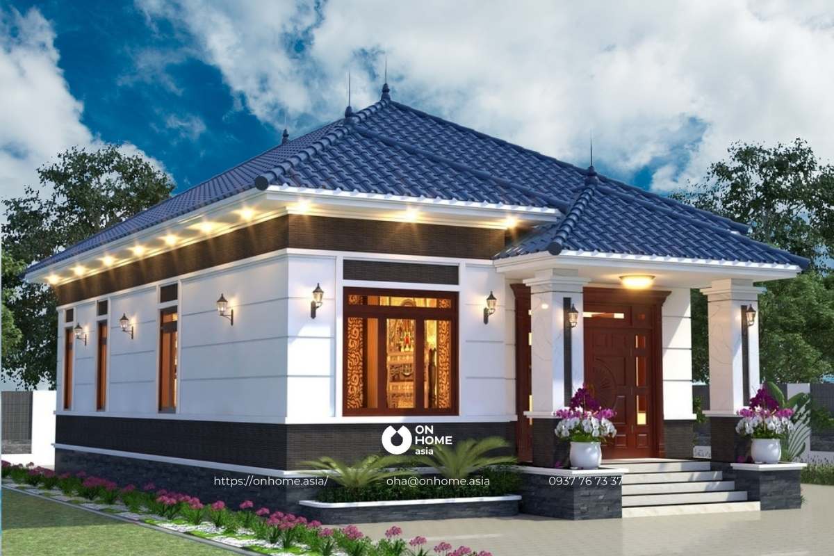 Nhà cấp 4 mái Nhật đẹp