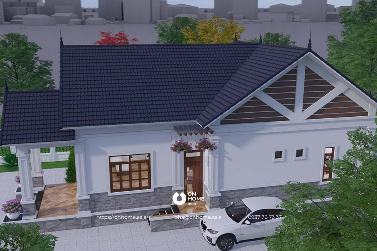 Nhà cấp 4 mái Thái đẹp