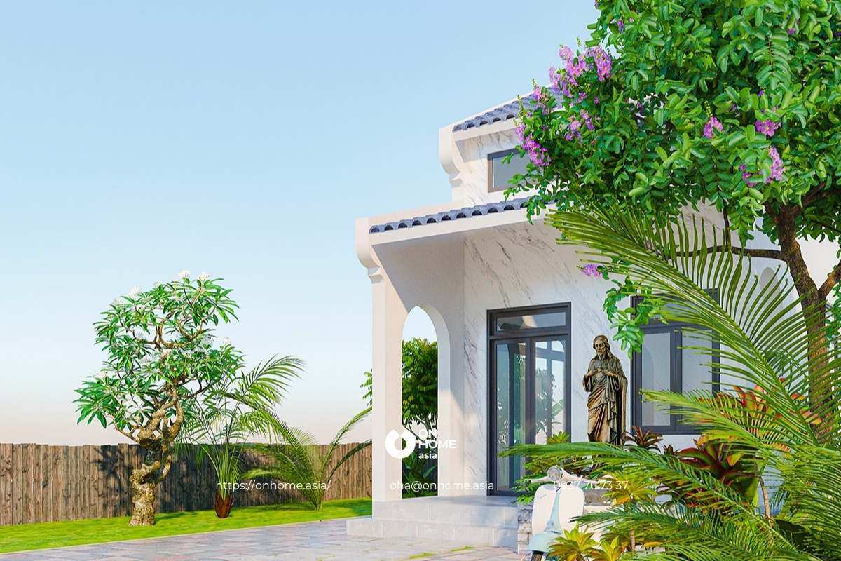 Nhà cấp 4 nông thôn nhỏ đẹp