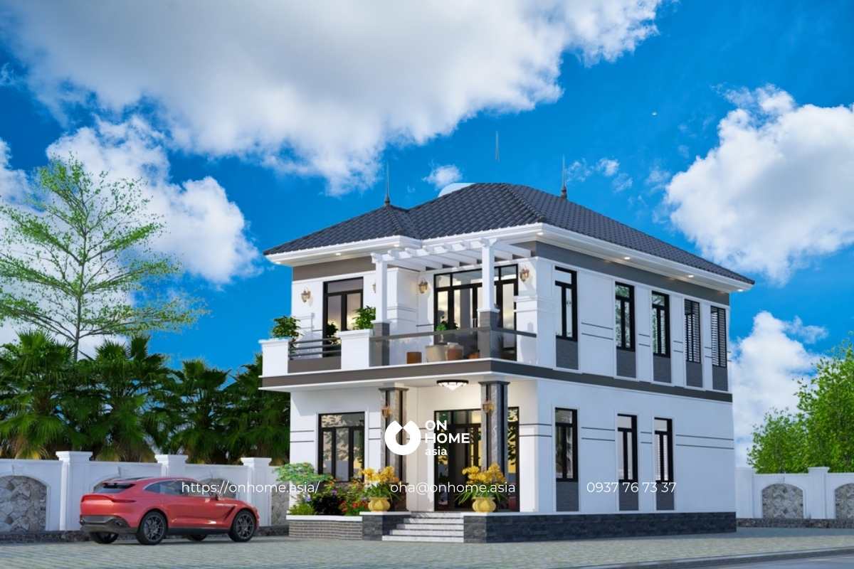 Nhà mái Nhật đẹp 2 tầng&nbsp;