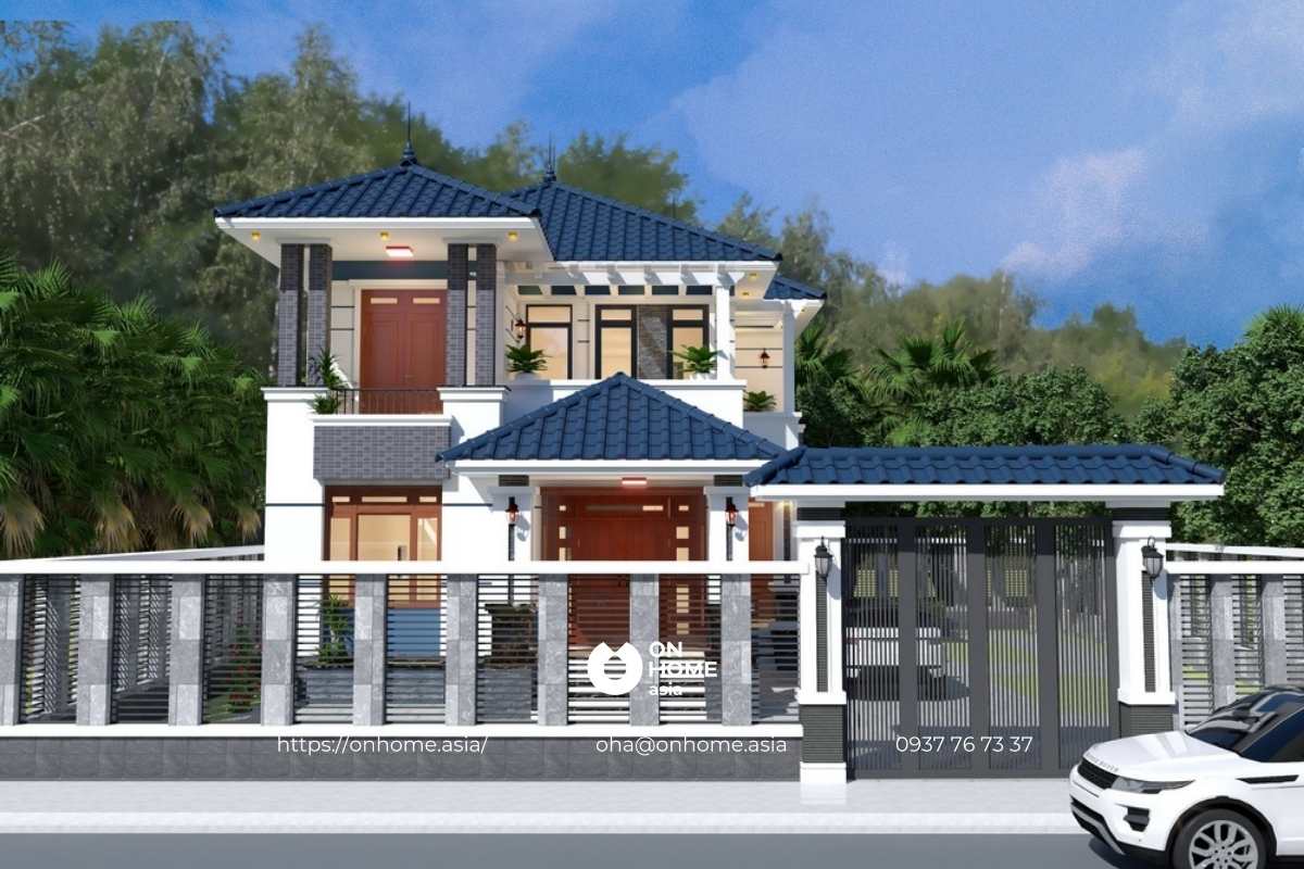 Biệt thự nhà vườn mái Nhật&nbsp;