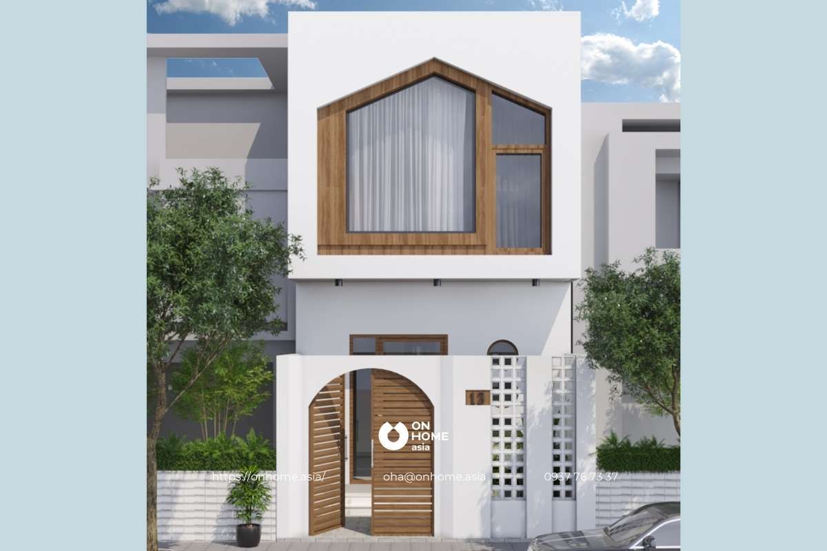 Nhà phố đẹp 2 tầng