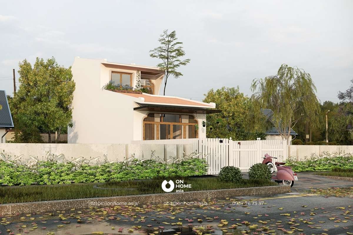 Thiết kế nhà phố 2 tầng&nbsp;