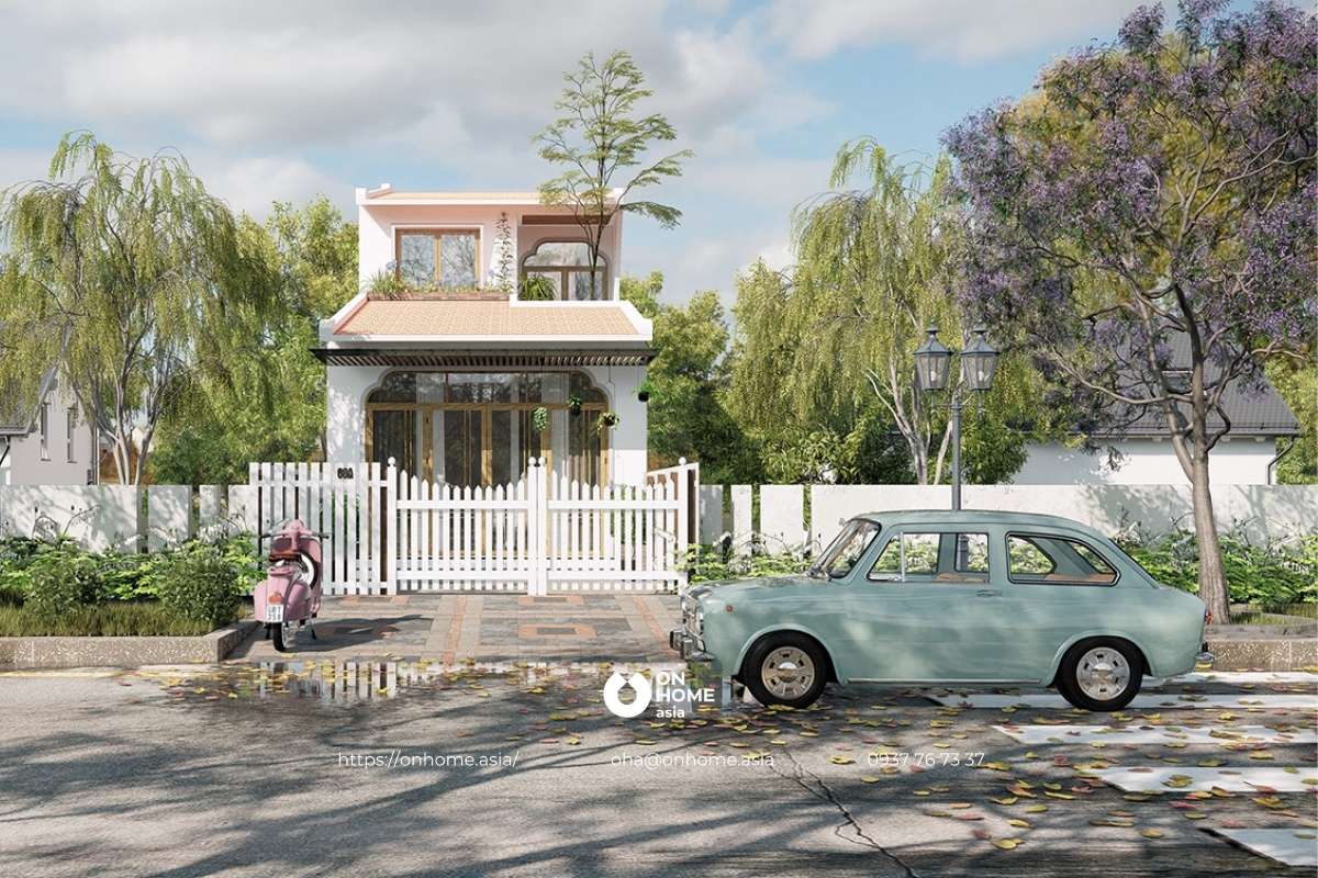 Thiết kế nhà phố 2 tầng đẹp