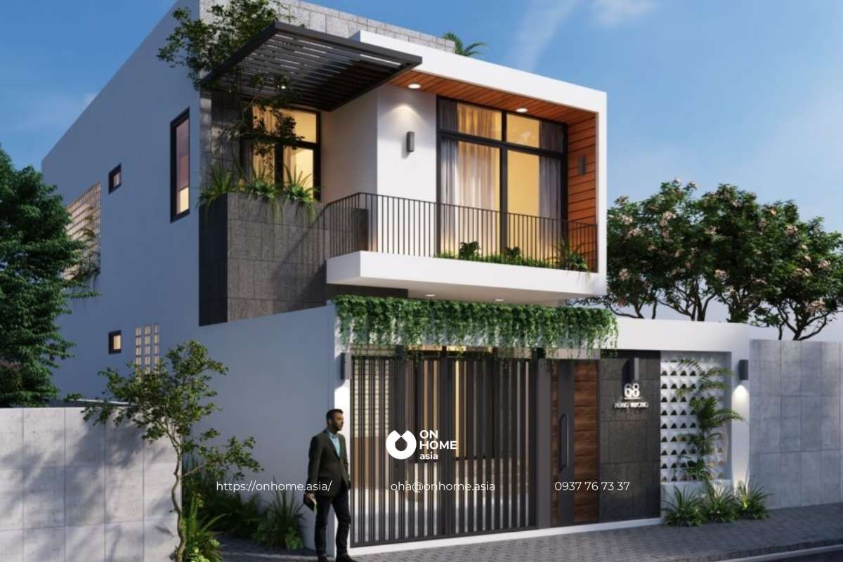 Mẫu thiết kế nhà phố 5x18 2 tầng đẹp