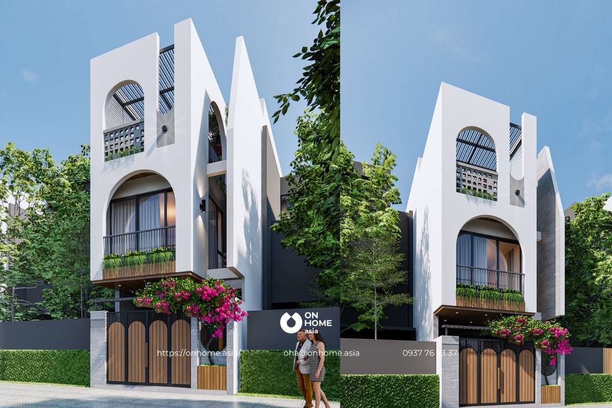 Mẫu nhà phố 4x18 đẹp