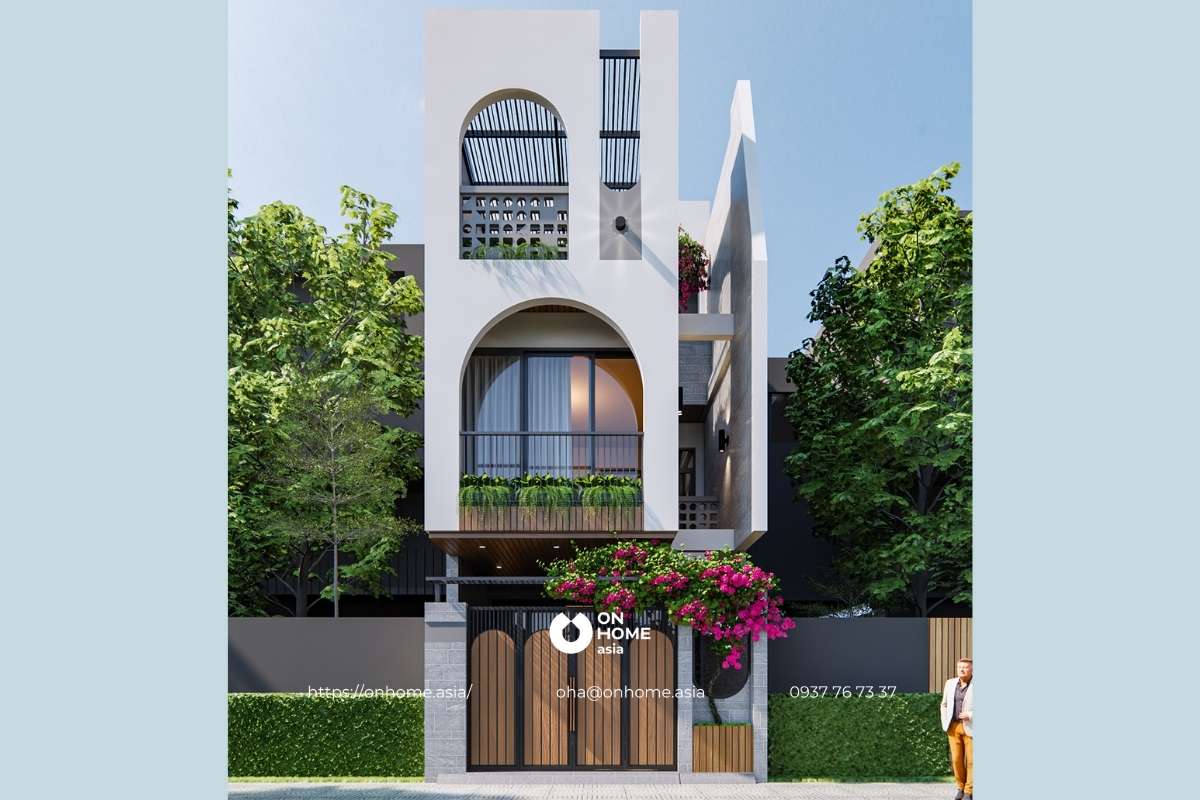 Mẫu thiết kế nhà phố 4x18 đẹp