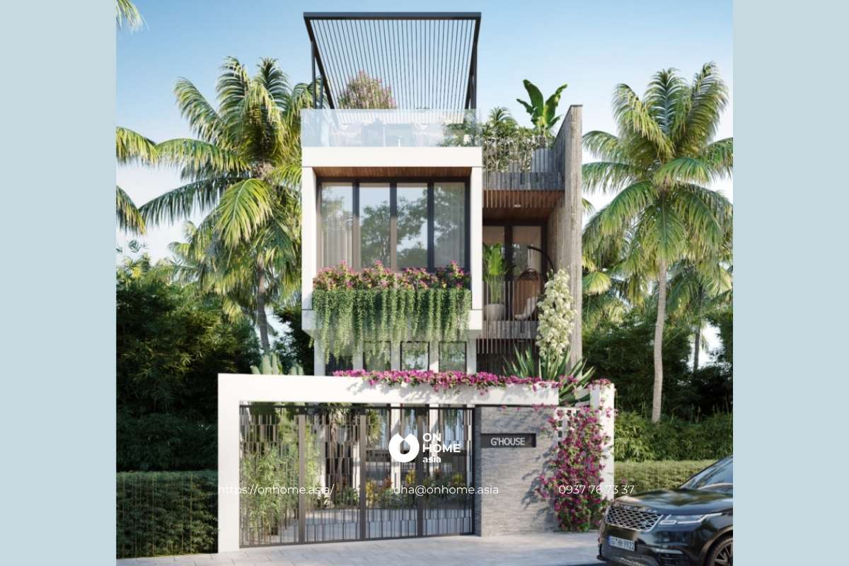 Mẫu nhà phố 4m hiện đại