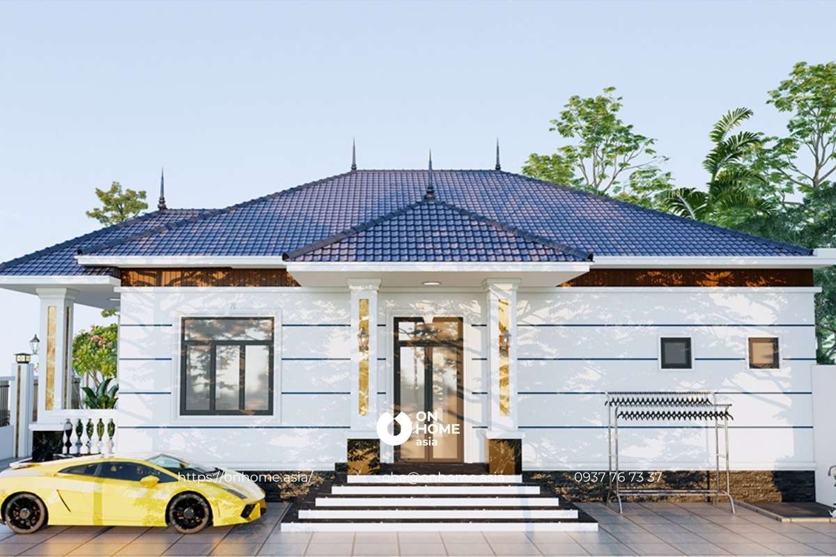 Nhà vườn 1 tầng 3 phòng ngủ sang chảnh