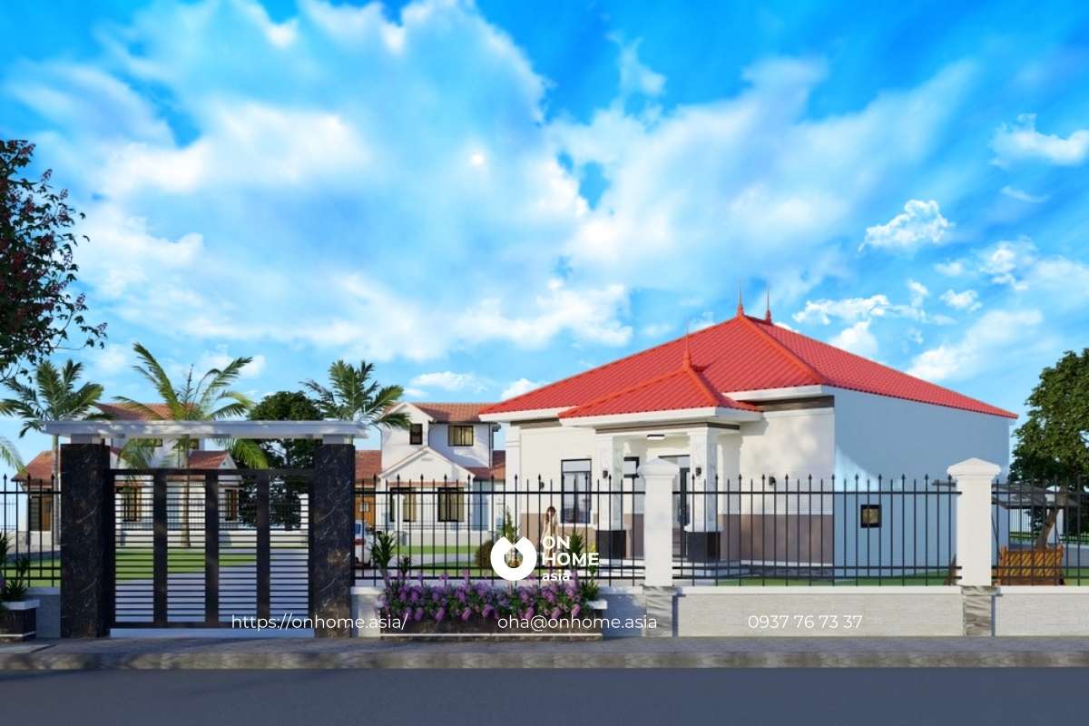 Nhà vườn cấp 4 đơn giản mà đẹp