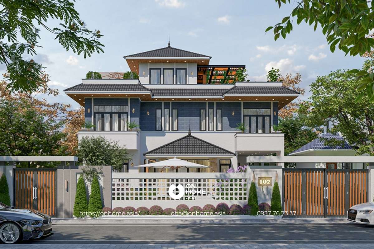 Nhà sân vườn kiểu Nhật