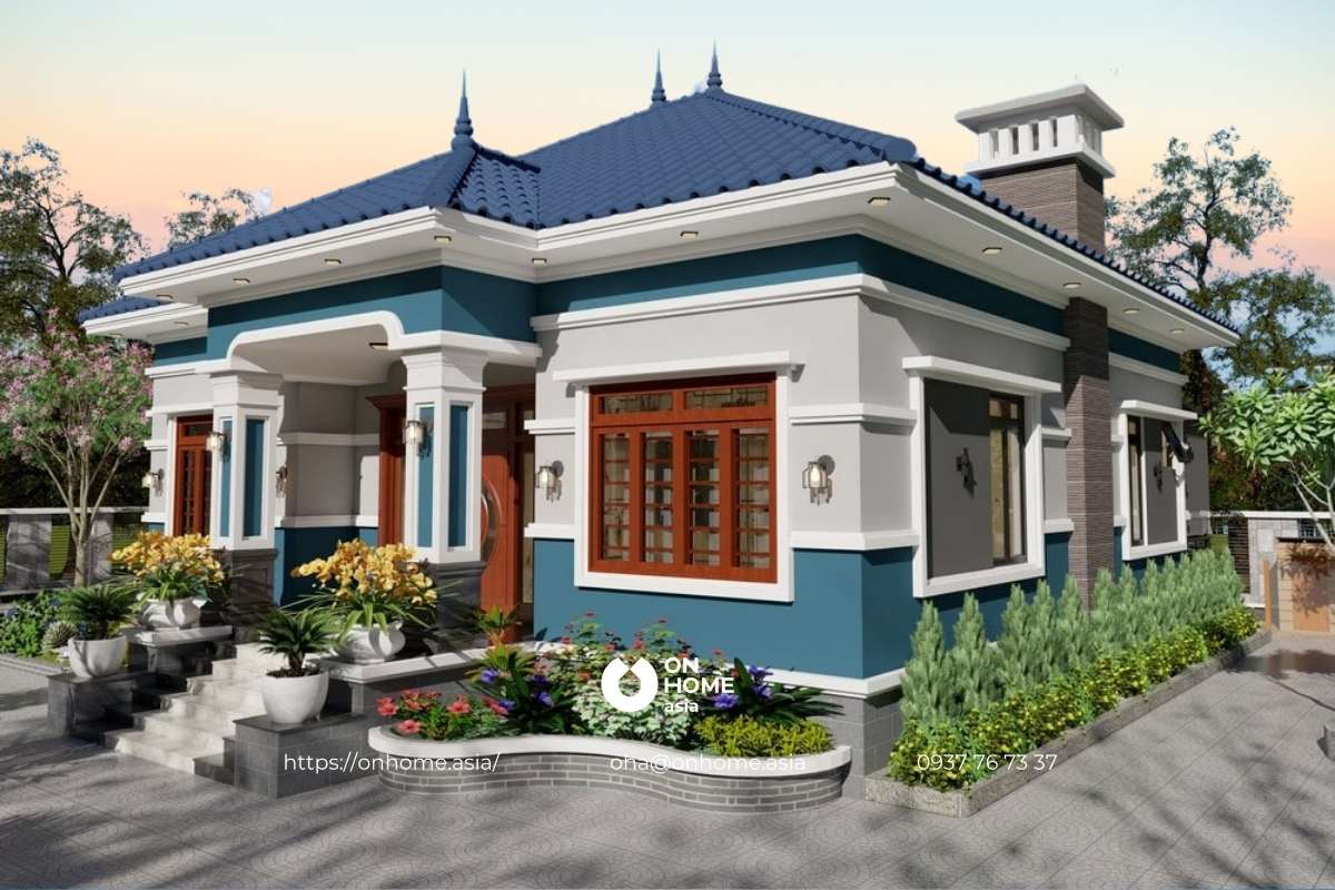 Nhà vườn 1 tầng kiểu Nhật đẹp