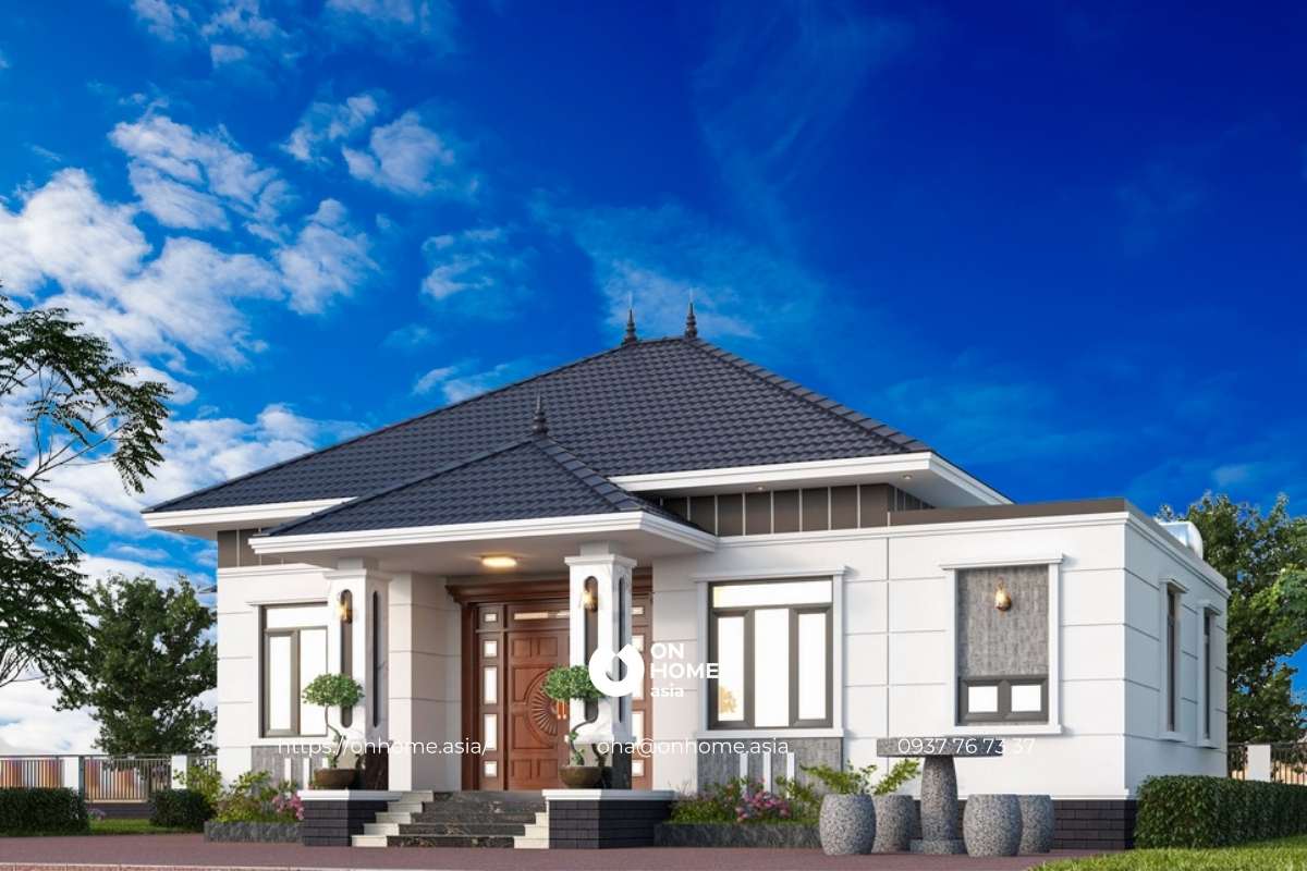 Nhà vườn đẹp kiểu Nhật ấn tượng, hiện đại