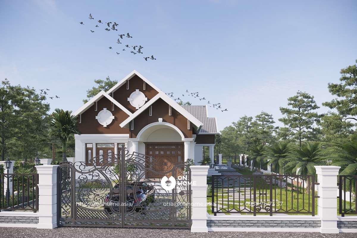 Nhà vườn mái Thái đẹp