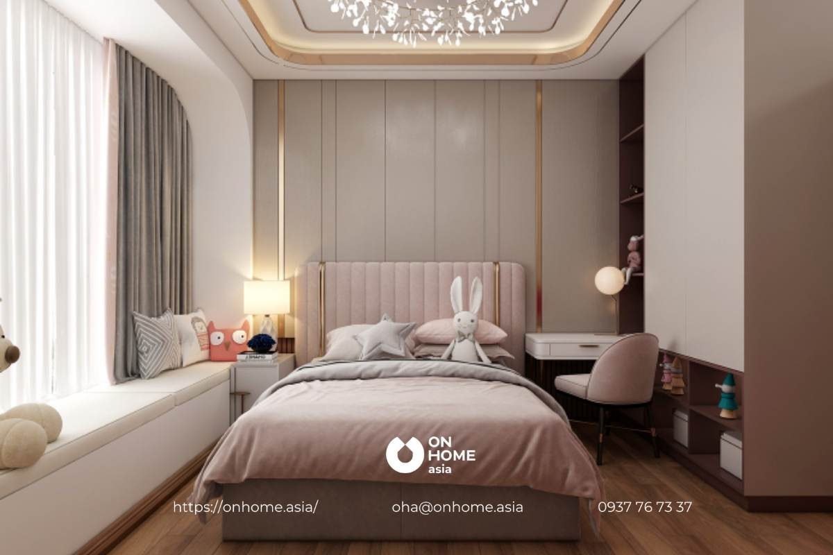 Nội thất phòng ngủ trẻ em dễ thương