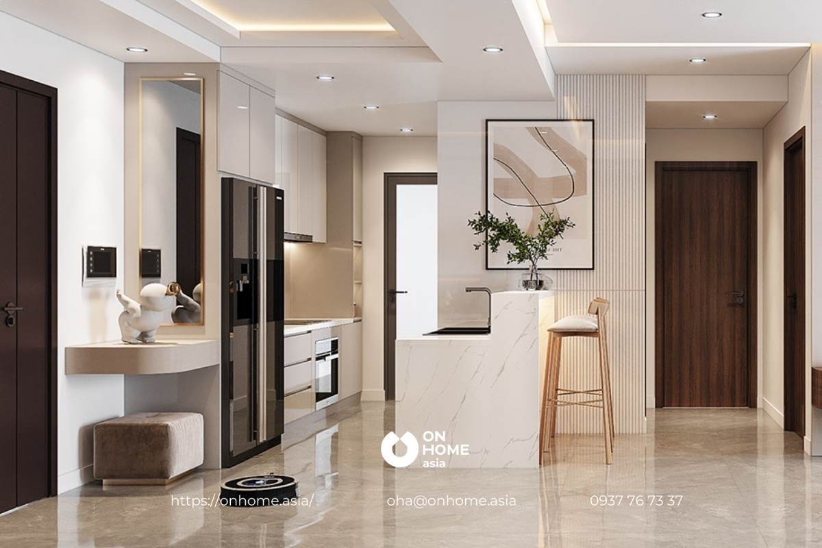 Thiết kế tủ bếp đẹp, sang trọng