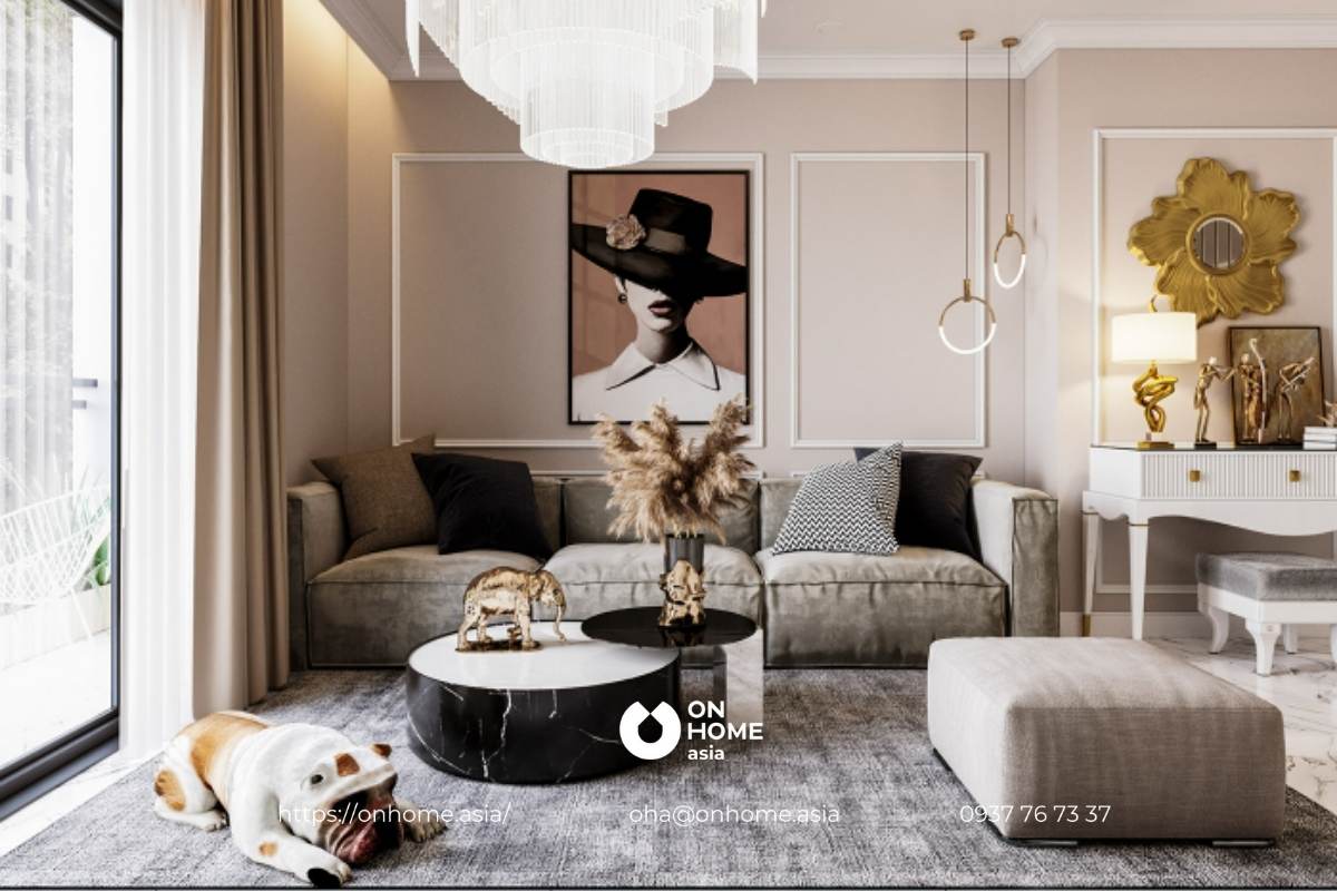 Nội thất chung cư C Sky View đẳng cấp