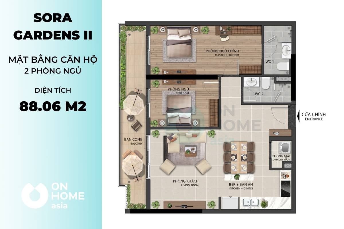 Mặt bằng B10 của dự án căn hộ chung cư Sora Gardens 2