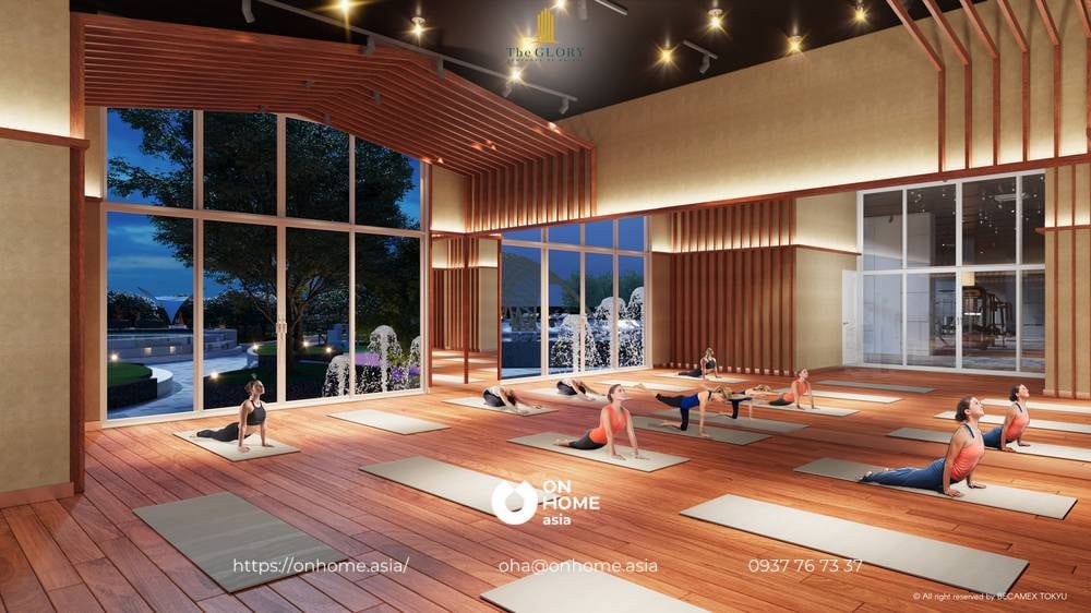 Yoga studio dự án căn hộ The GLORY Bình Dương