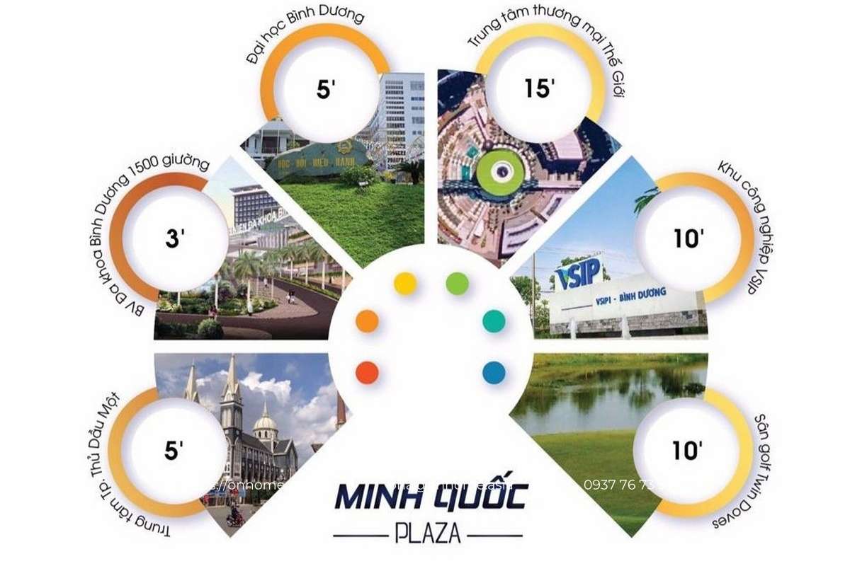 Minh Quốc Plaza sở hữu nhiều tiện ích ngoại khu nổi bật