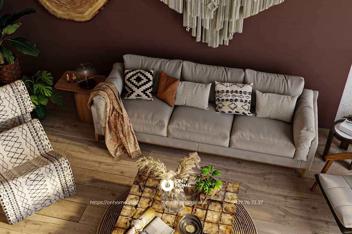 Nội thất Homestay phong cách Bohemian đẹp