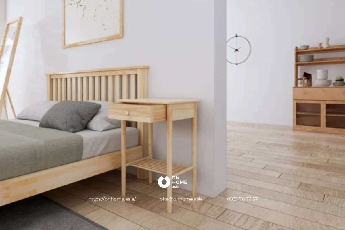 Tab đầu giường thiết kế đơn giản