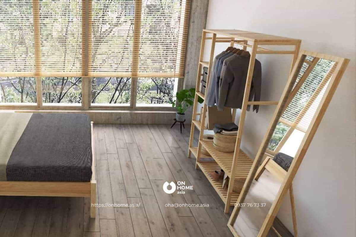 Thiết kế nội thất phòng ngủ Homestay hiện đại, tiện nghi