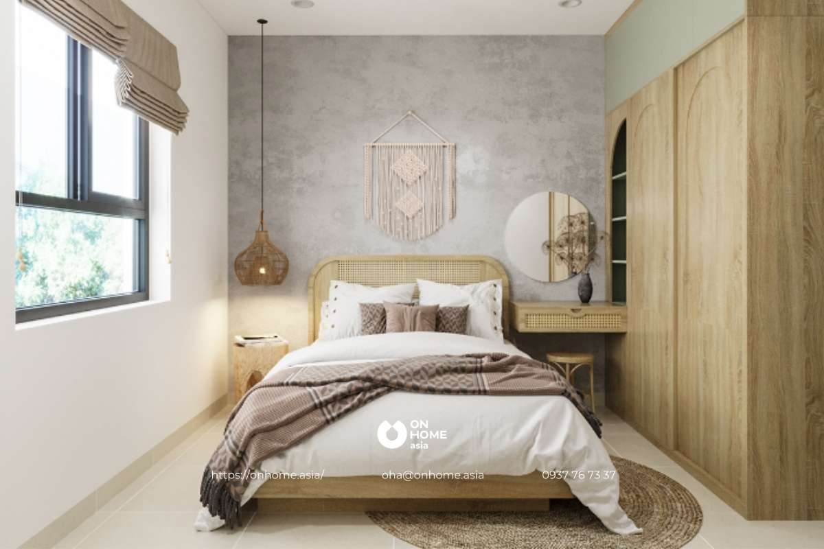 Nội thất phòng ngủ đơn giản tinh tế