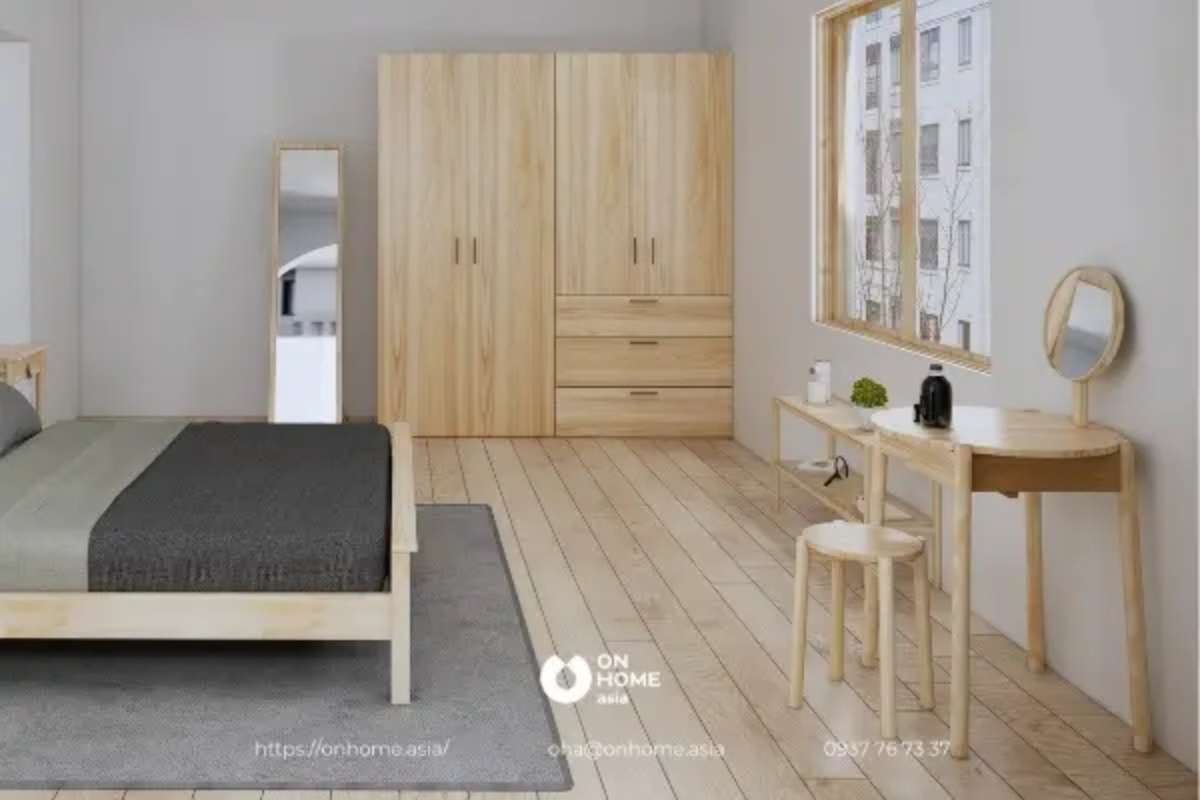 Combo nội thất phòng ngủ Sun