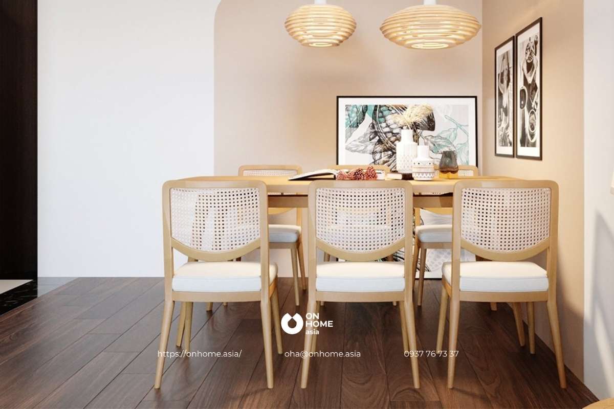 Không gian phòng bếp sang trọng, cuốn hút