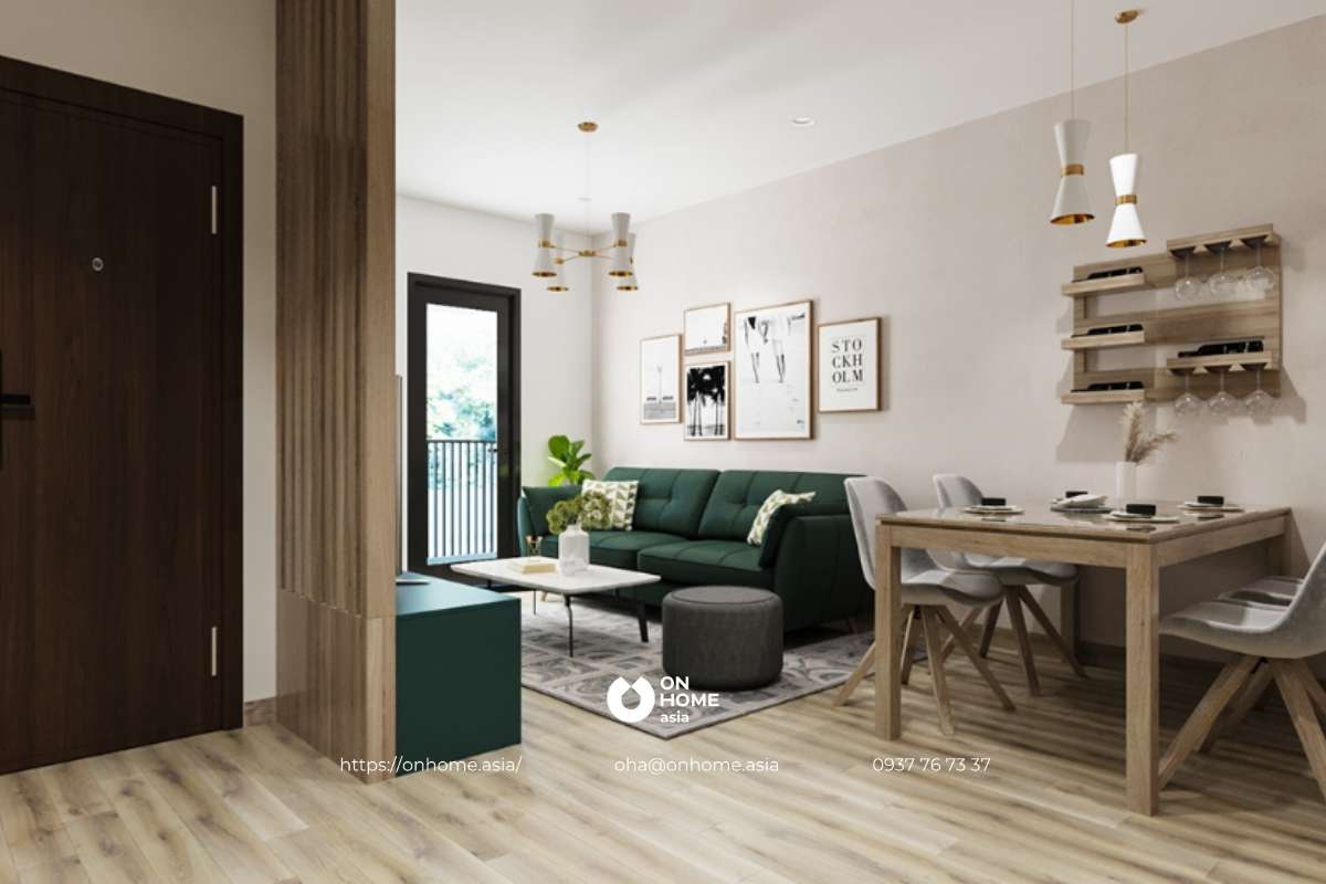 Mẫu thiết kế nội thất cho thuê ấn tượng