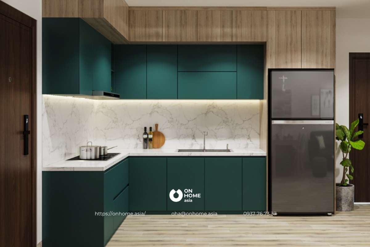 Thiết kế khu vưc bếp ấn tượng