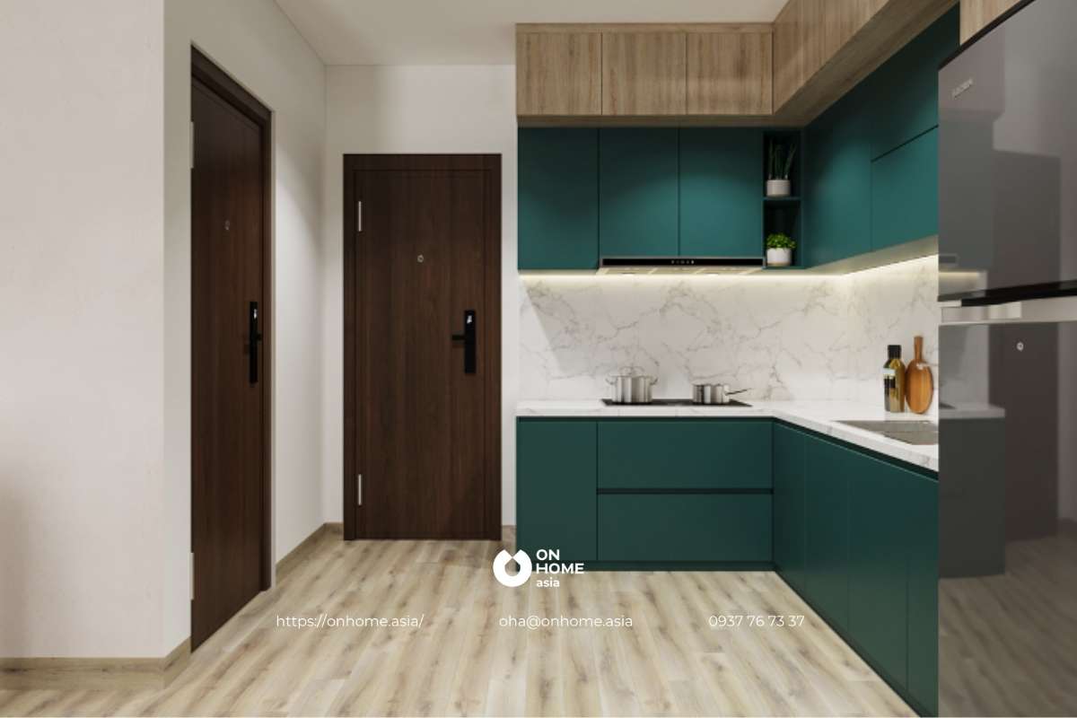 Thiết kế khu vưc bếp ấn tượng