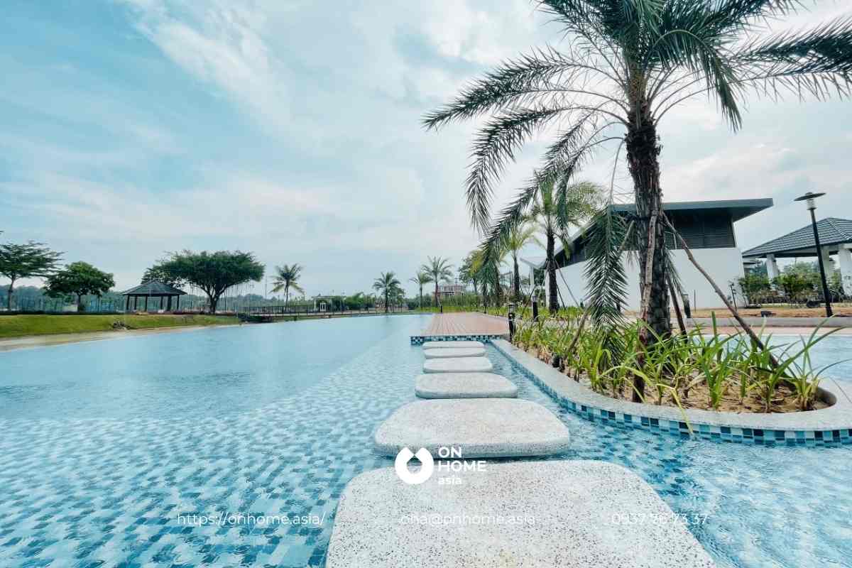 Hồ bơi dự án Ecolakes Mỹ Phước