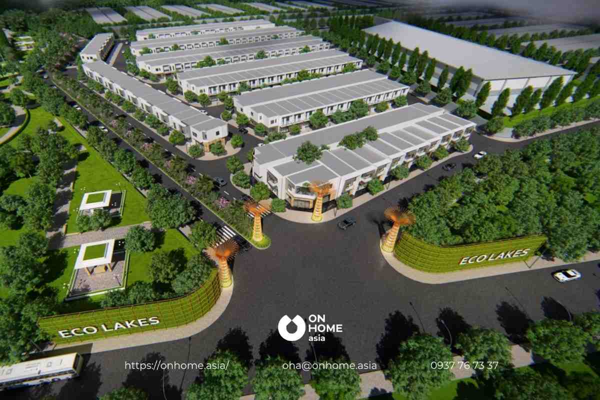 Mặt bằng nhà phố thương mại EcoHome 1
