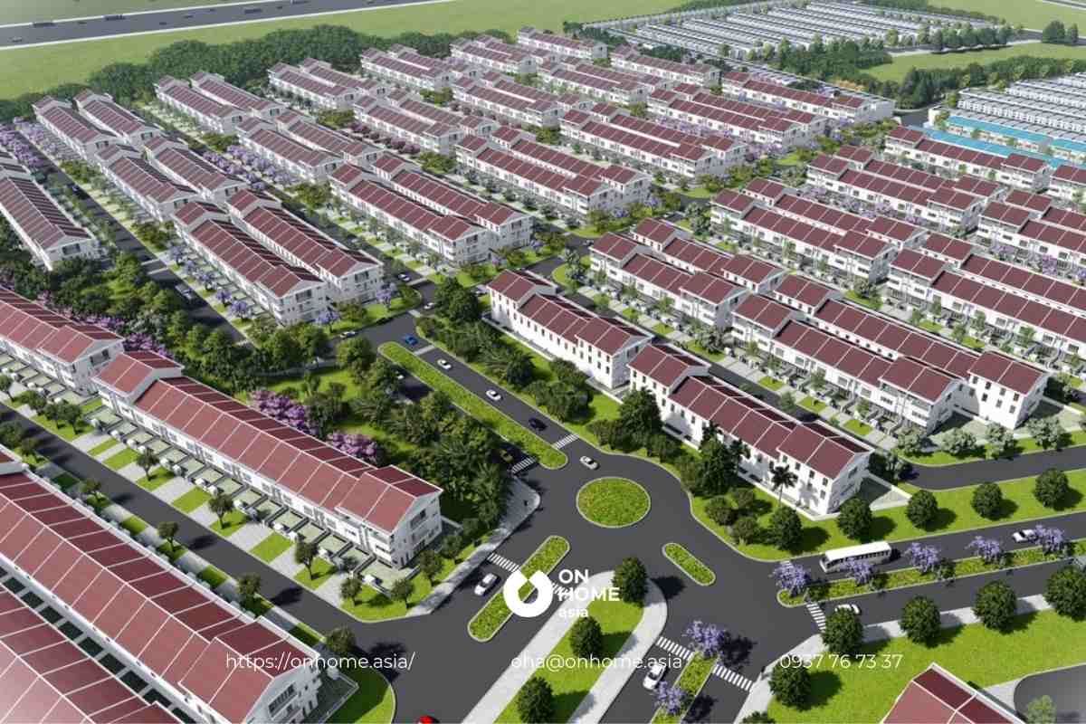 Mặt bằng nhà phố biệt thự Vườn Thiên Đàng