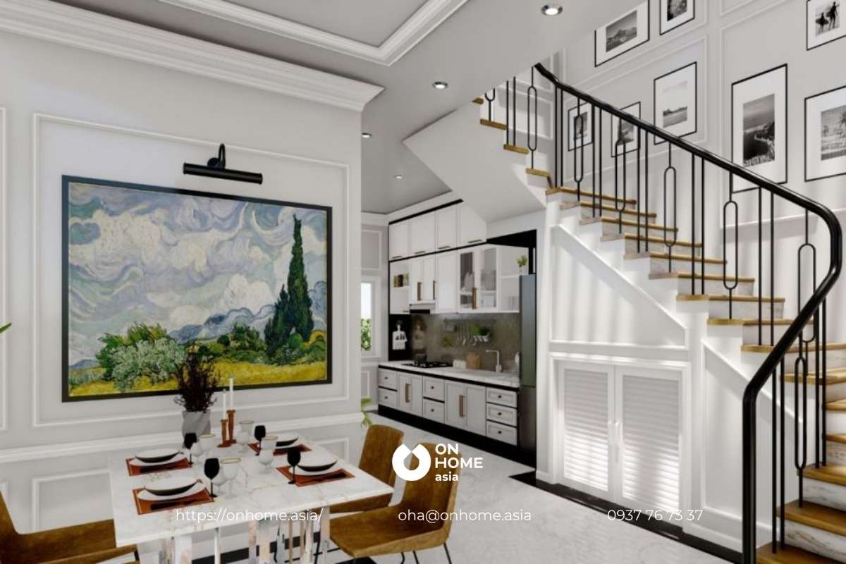 Thiết kế nội thất phong cách Tân Cổ Điển sang trọng